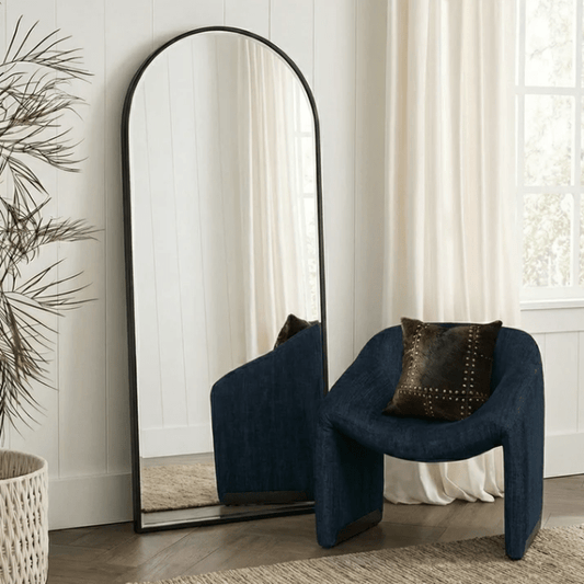 Halo Arched Floor Length Mirror – Black | Signature Series | Luxury home decor and furniture by Home Decor & Co