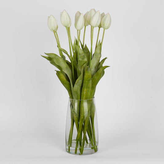 Tulip in Water Vase | Luxury home decor and furniture by Home Decor & Co