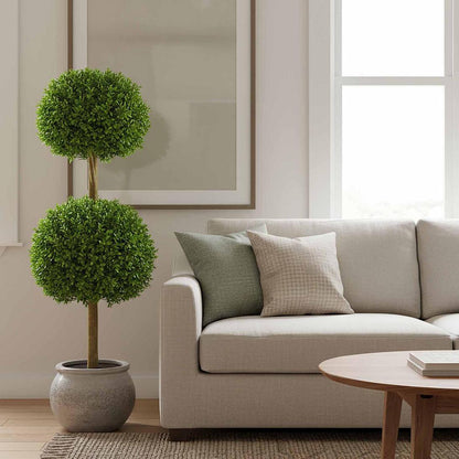 Boxwood Double Ball Tree 1.1m, view 5