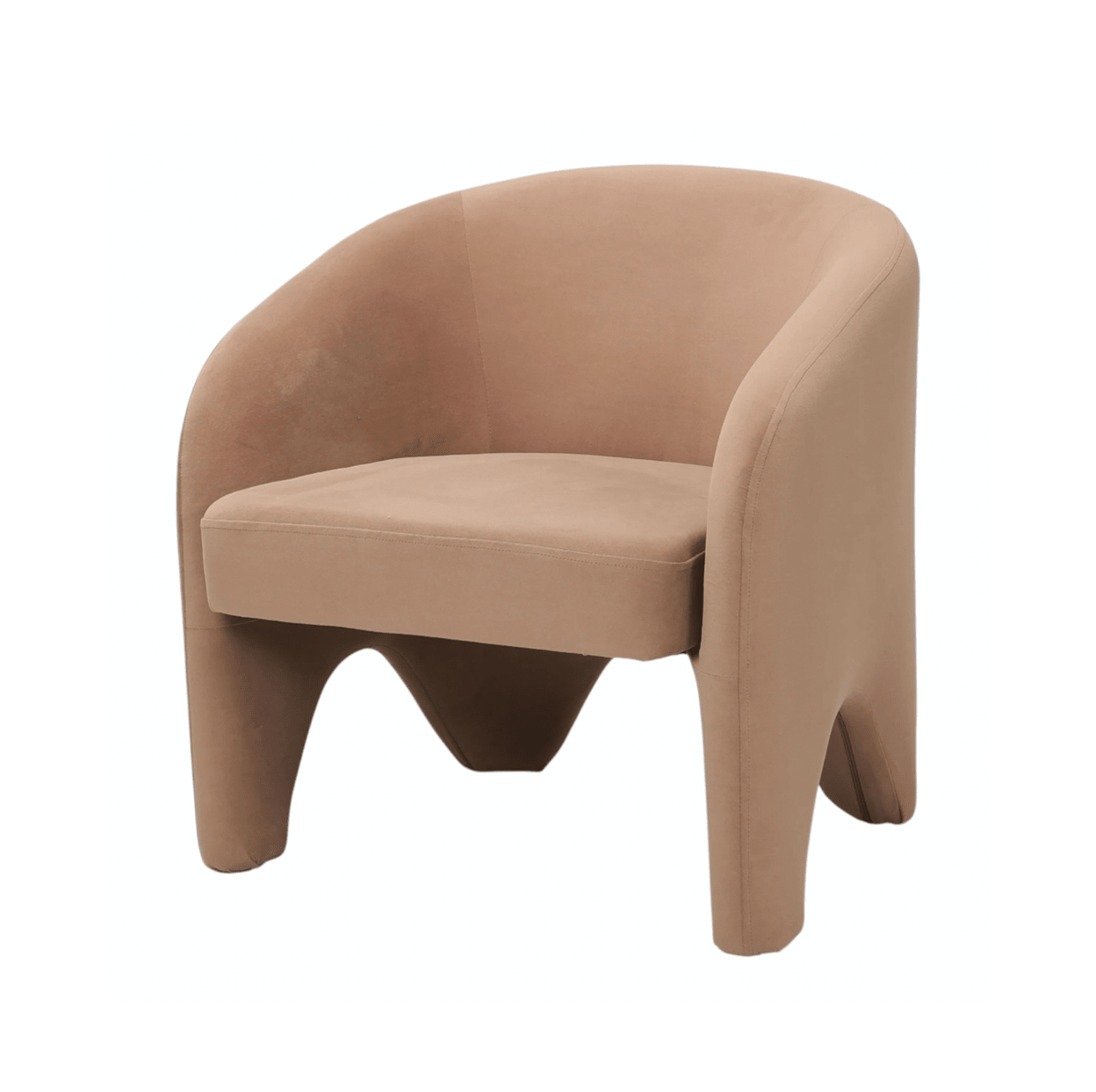 Nova Sculptural Accent Chair – Velvet Chocolate | Luxury home decor and furniture by Home Decor & Co