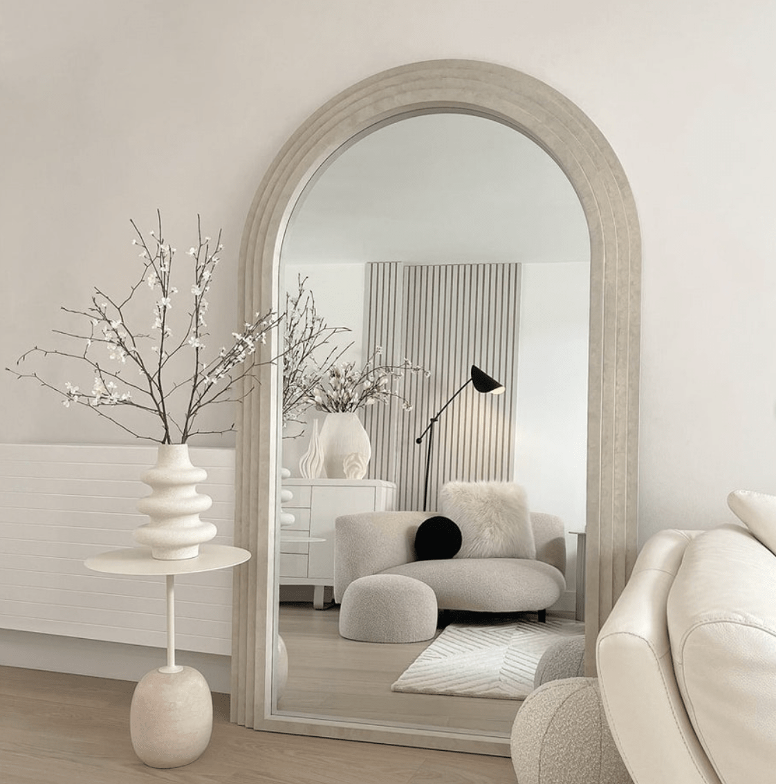 Sierra Arched Step Mirror – Signature Sculptural Concrete Statement Piece | Luxury home decor and furniture by Home Decor & Co
