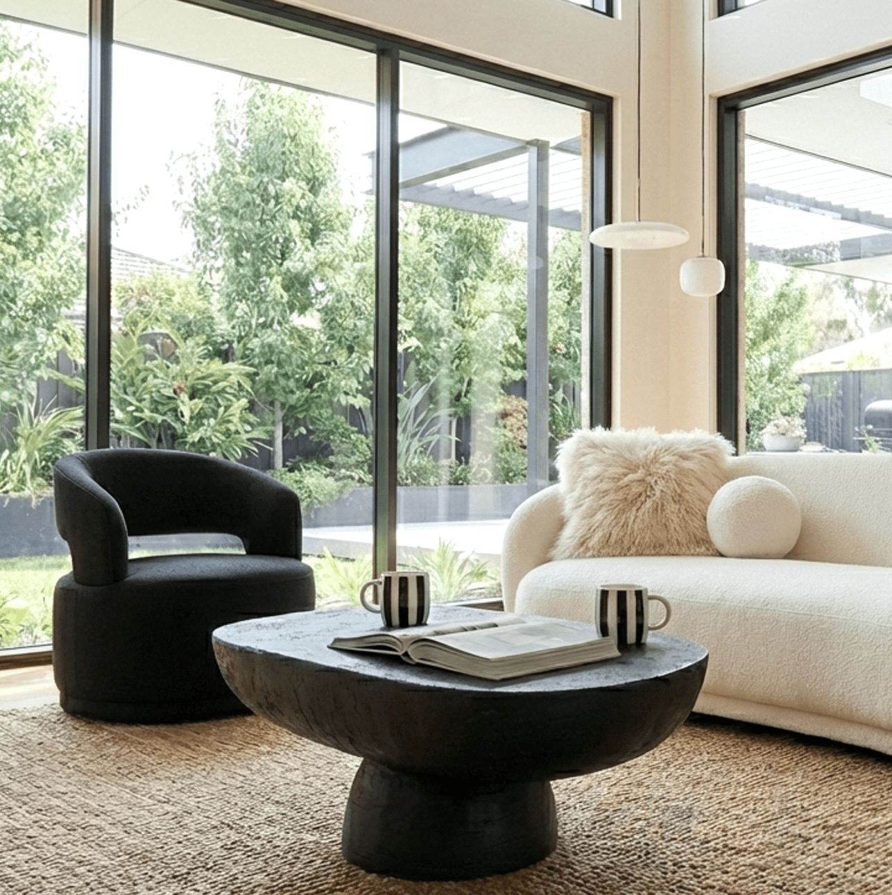 Coco Milan Swivel Accent Chair - Black | Luxury home decor and furniture by Home Decor & Co