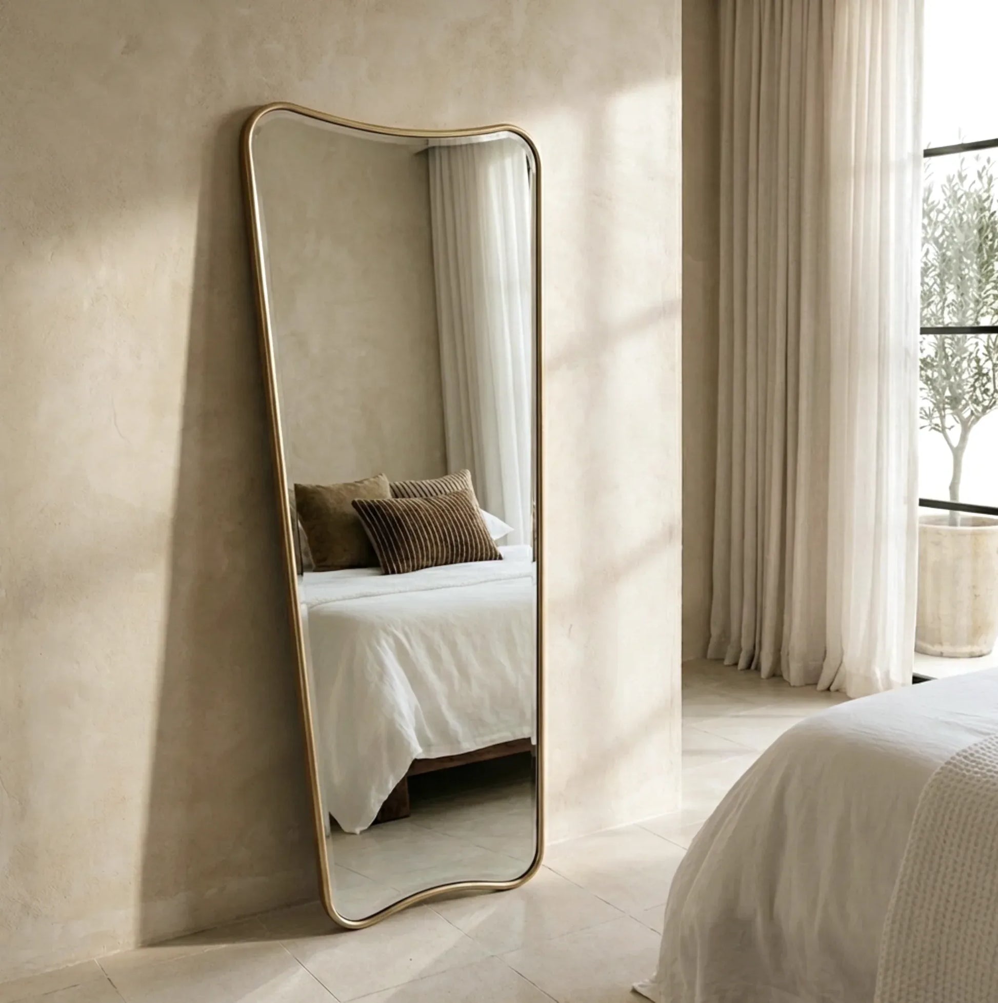 Pierre Full Length Gold Frame Wall Mirror — Classic Statement | Luxury home decor and furniture by Home Decor & Co