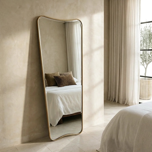 Pierre Full Length Gold Frame Wall Mirror — Classic Statement | Luxury home decor and furniture by Home Decor & Co