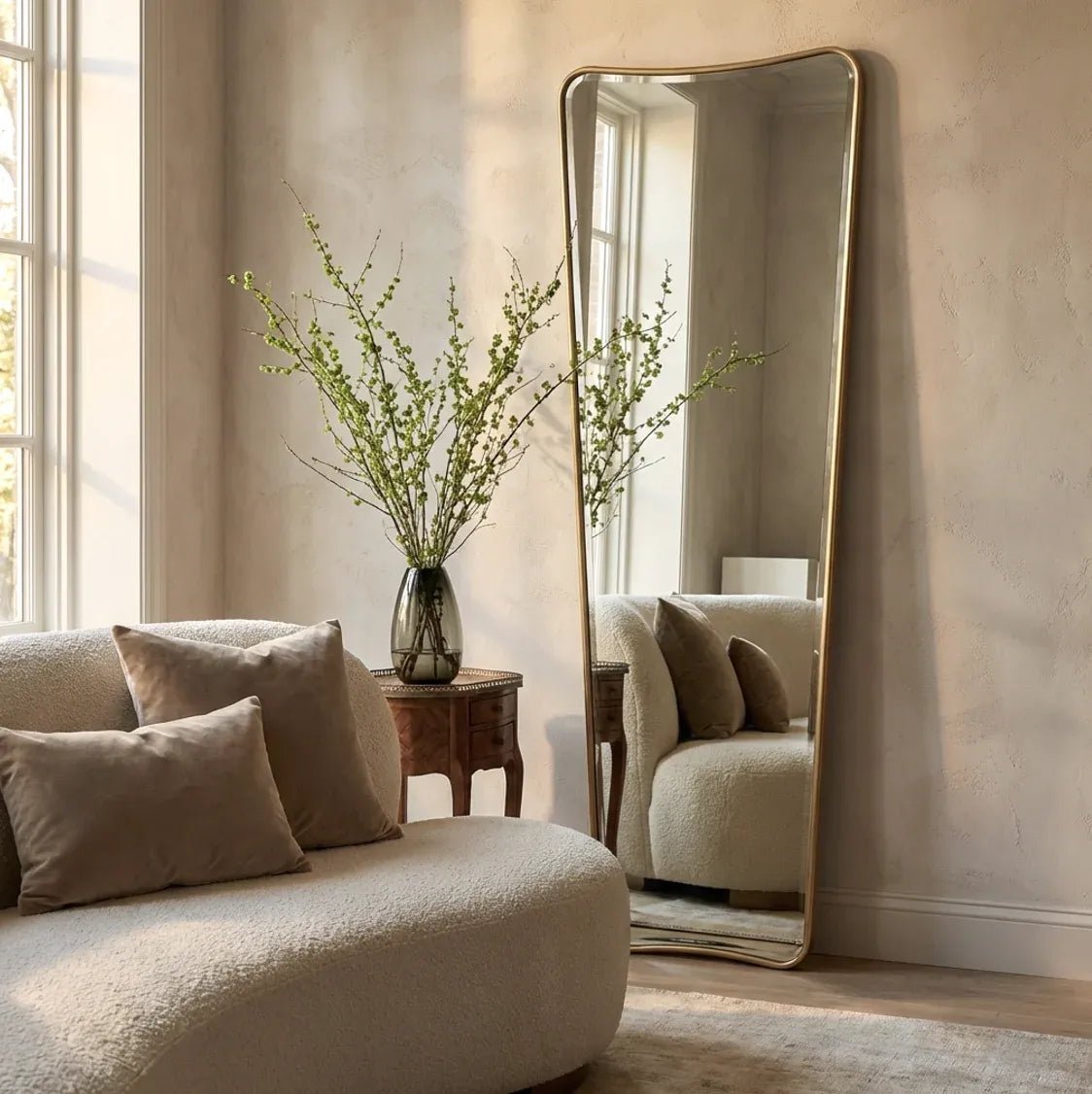 Pierre Full Length Gold Frame Wall Mirror — Classic Statement | Luxury home decor and furniture by Home Decor & Co