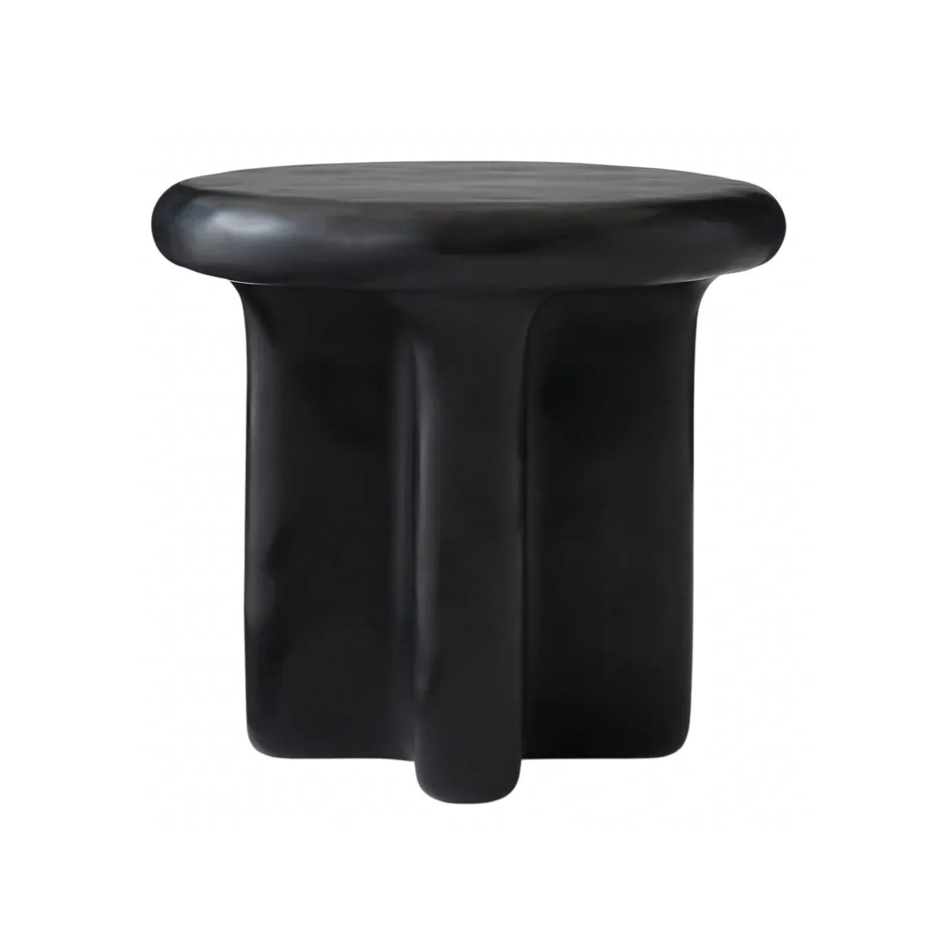 Santorini Black Stone Side Table | Luxury home decor and furniture by Home Decor & Co