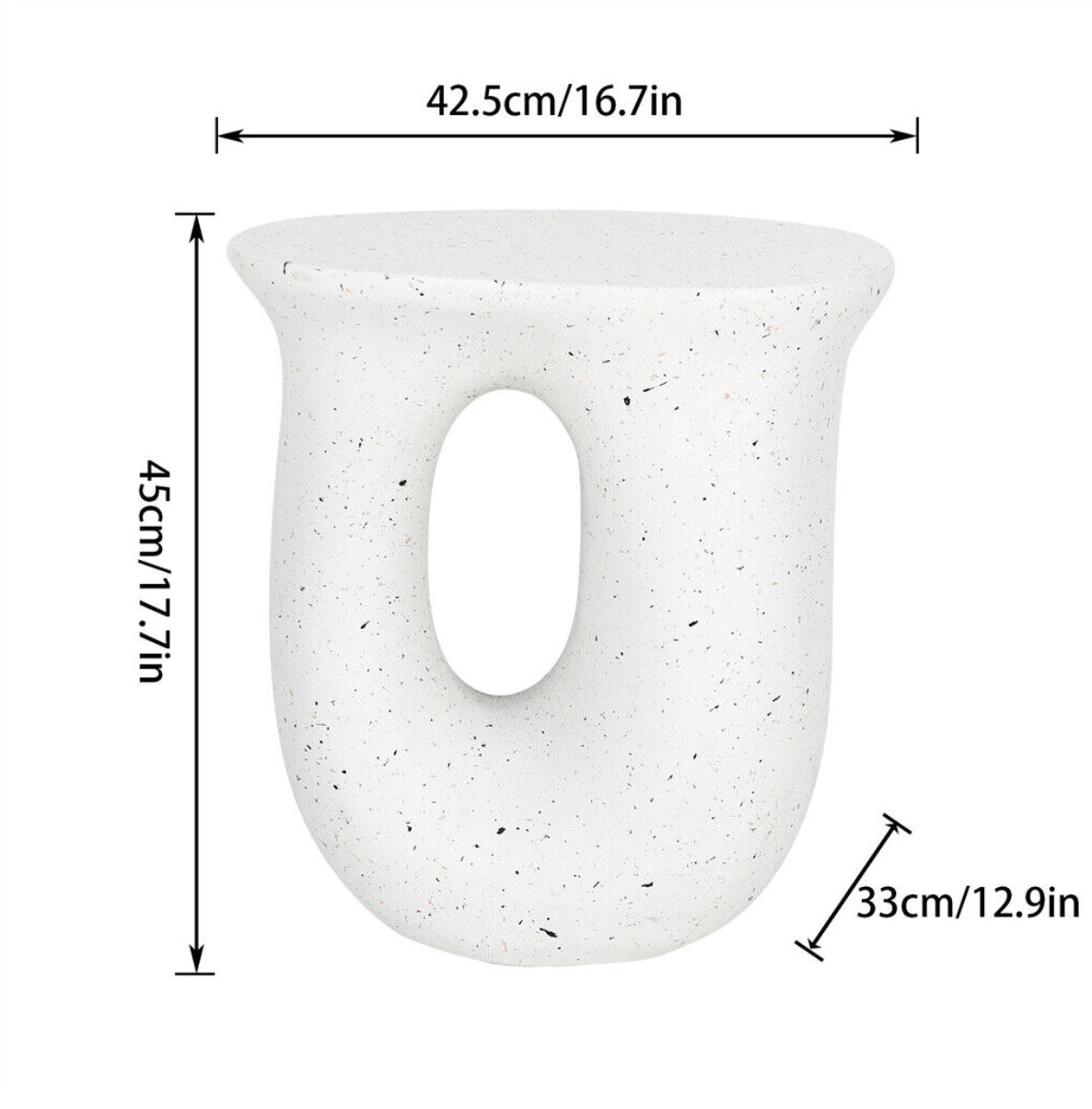 Interior Ave - Cosmo Terrazzo Accent Side Table | Luxury home decor and furniture by Home Decor & Co