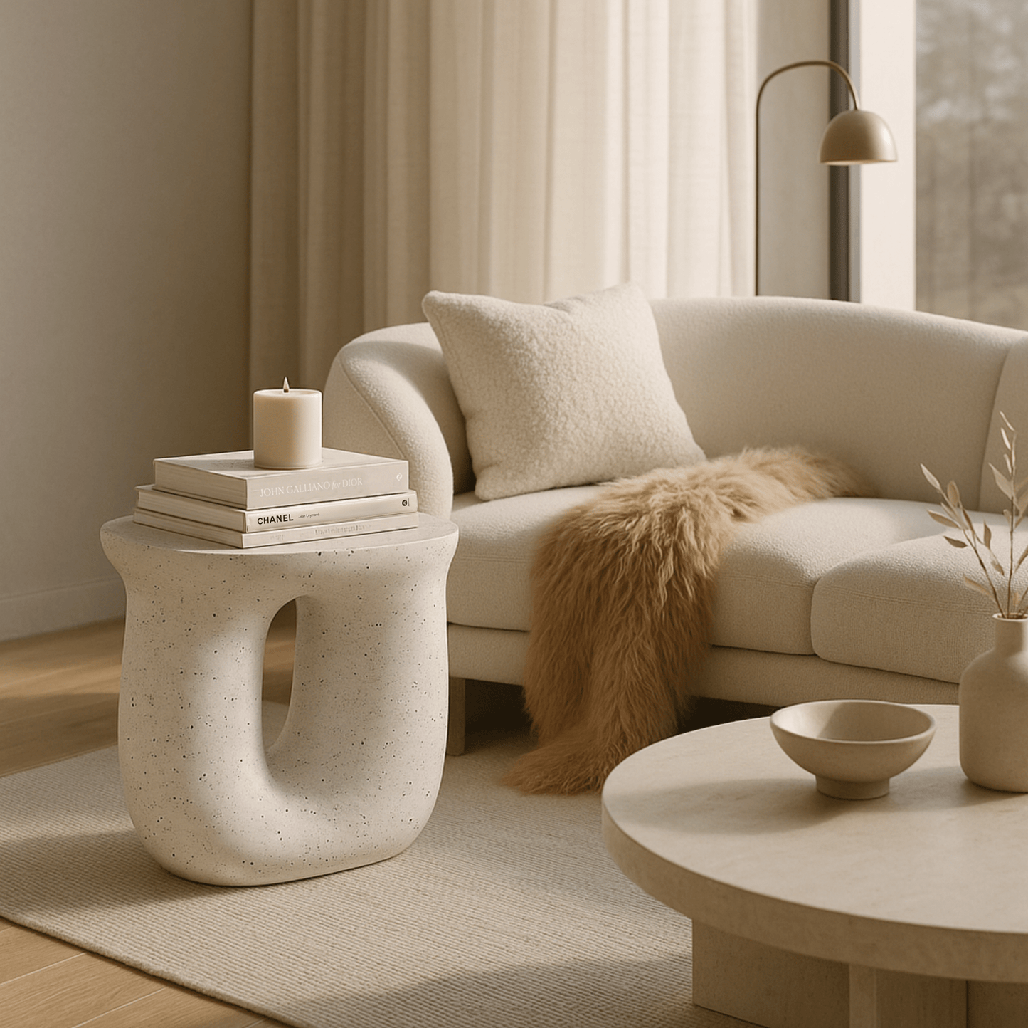 Interior Ave - Cosmo Terrazzo Accent Side Table | Luxury home decor and furniture by Home Decor & Co