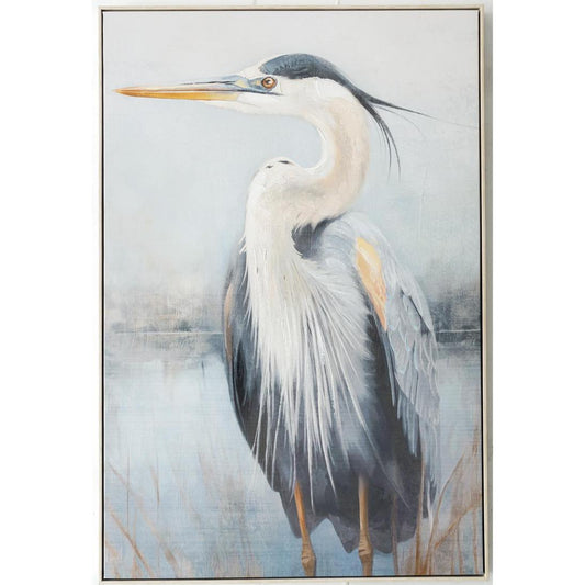 Great Blue Heron B Wall Art | Luxury home decor and furniture by Home Decor & Co