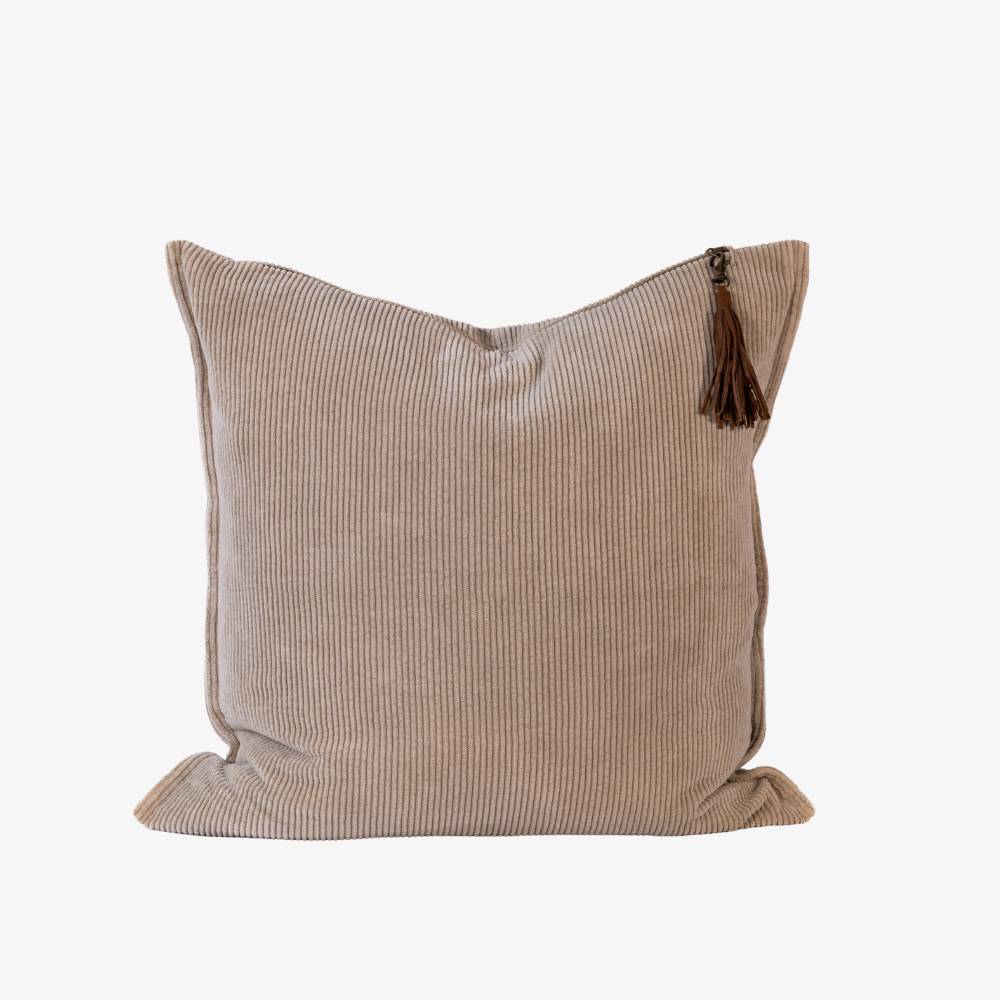 Hudson Corduroy Cushion - Natural | Luxury home decor and furniture by Home Decor & Co