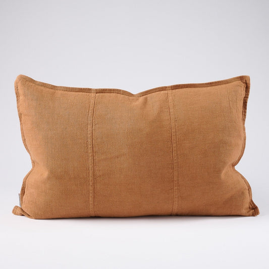 Luca Linen Cushion - Nutmeg | Luxury home decor and furniture by Home Decor & Co