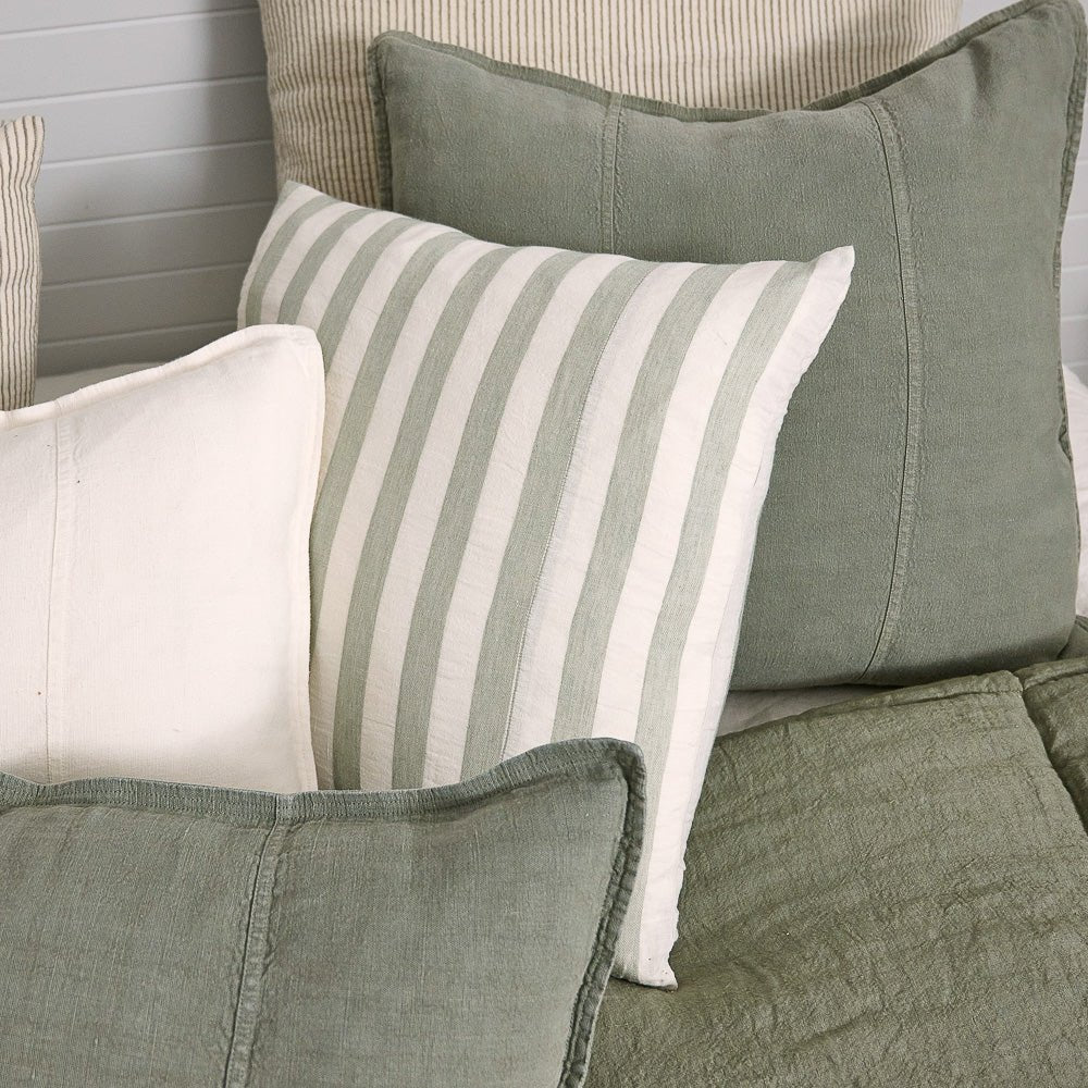Luca Linen Cushion - Pistachio | Luxury home decor and furniture by Home Decor & Co
