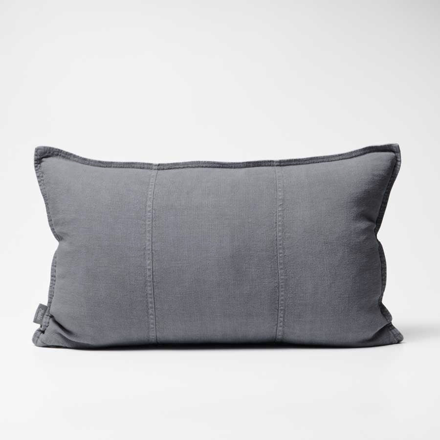 Luca Linen Cushion - Slate | Luxury home decor and furniture by Home Decor & Co
