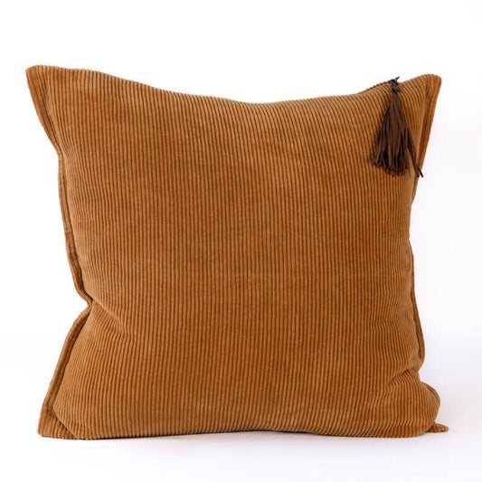 Hudson Corduroy Cushion - Mustard | Luxury home decor and furniture by Home Decor & Co