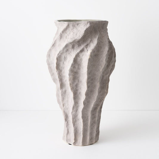 Evoke Vase Oyster