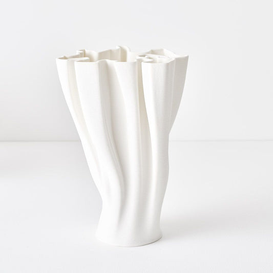 Brooklyn Vase Ivory