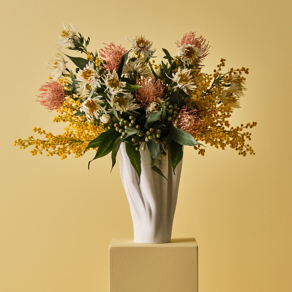 Brooklyn Vase Ivory