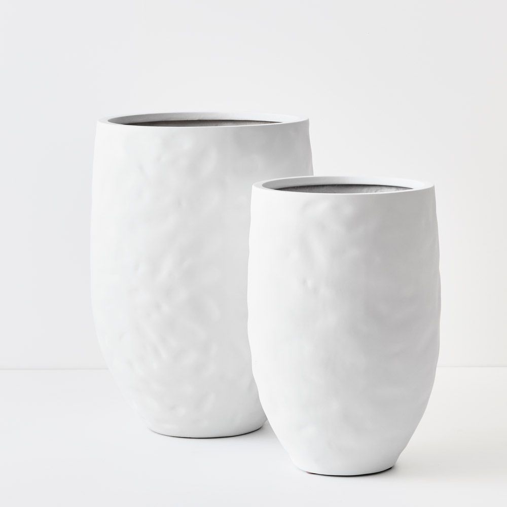 Buta Pot Set of 2 White