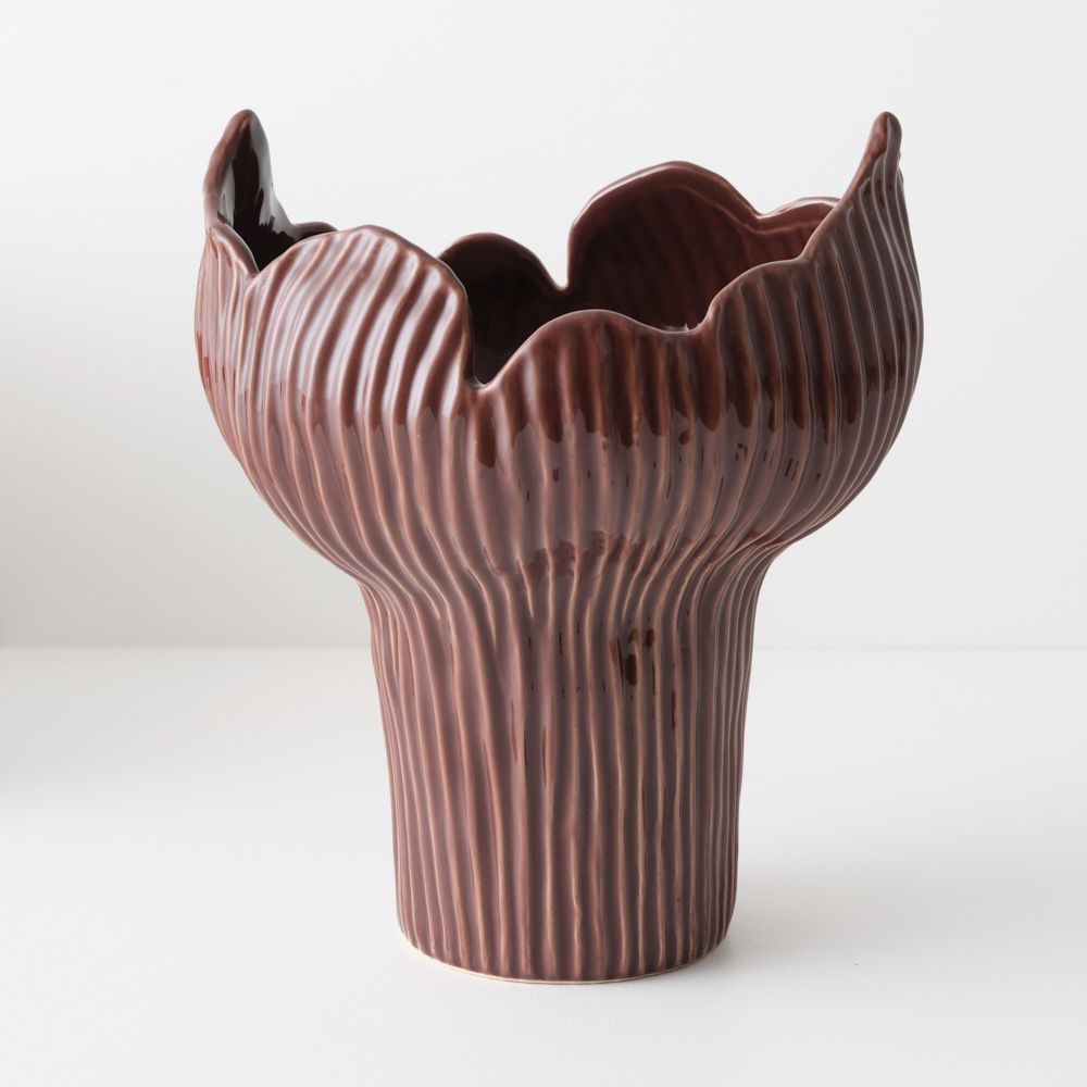 Fjord Vase Bordeaux