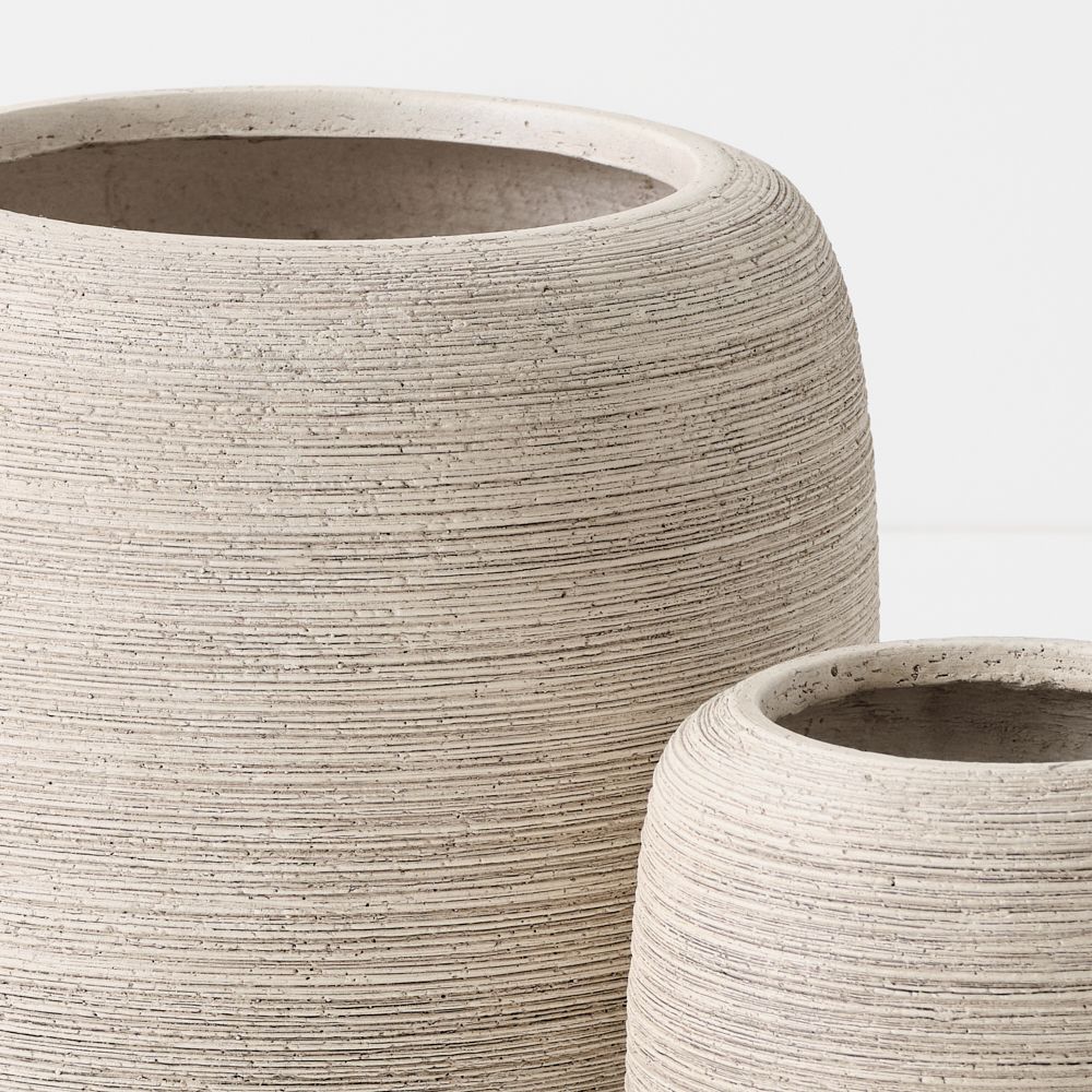 Rune Textured Pot Set of 2 Marlstone