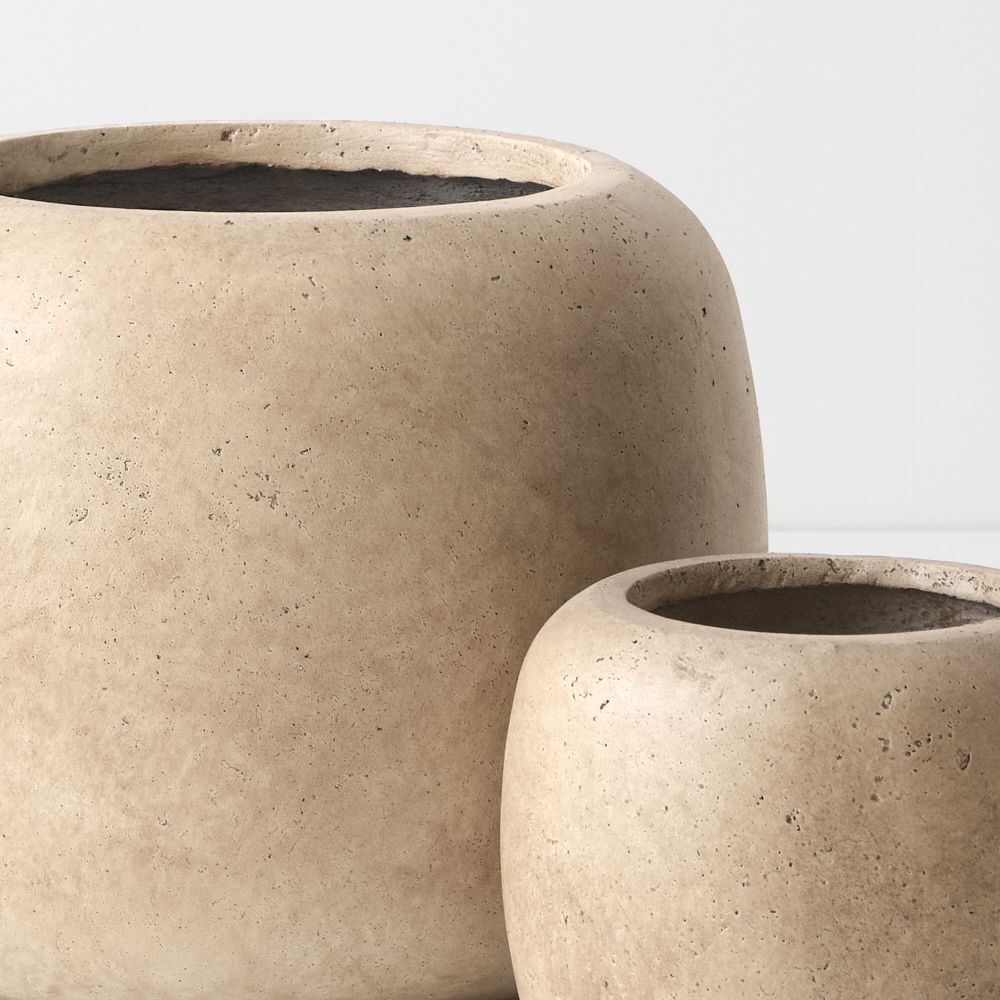 Rune Pot Set of 2 Sediment