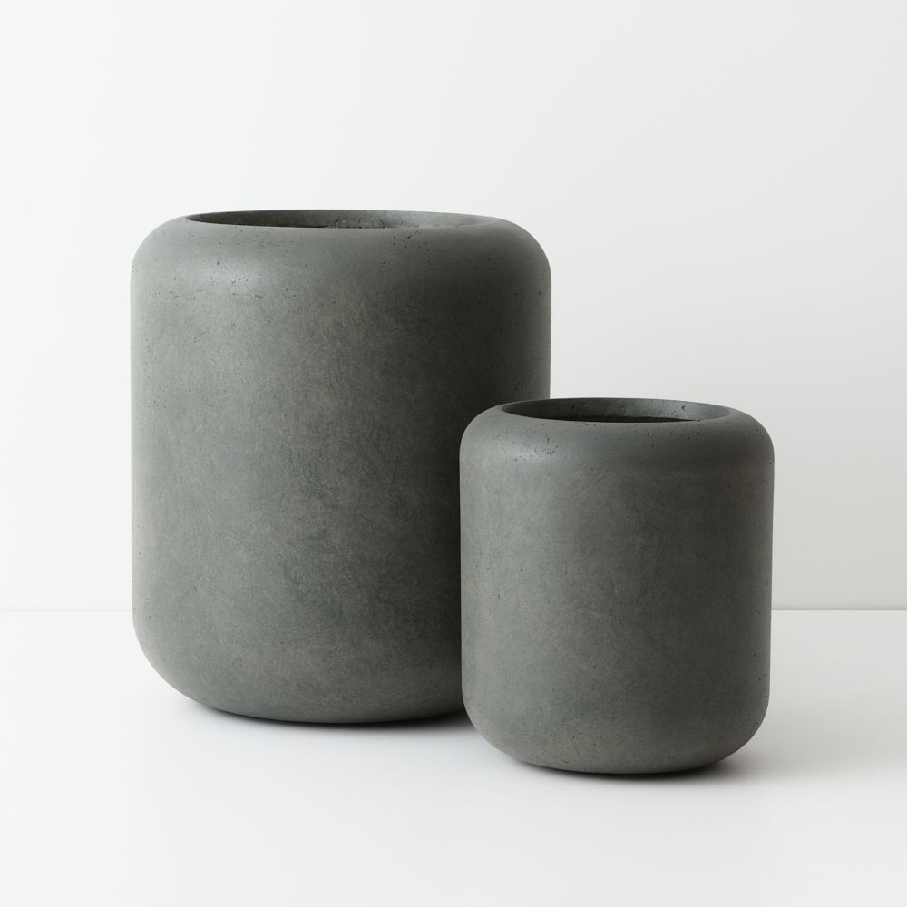 Jasper Pot Set of 2 Olivine
