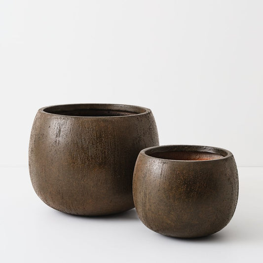 Valor Pot Set of 2 Corten