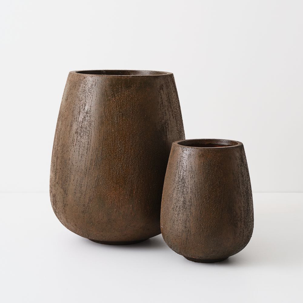 Kanso Pot Set of 2 Corten