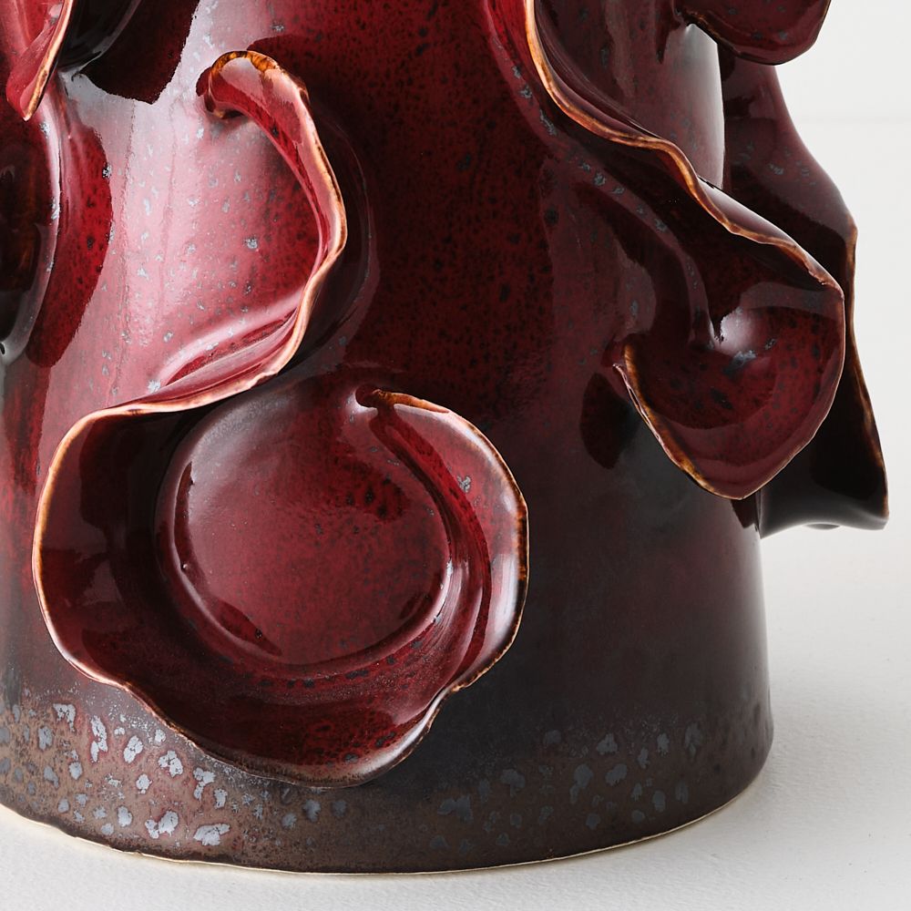 Amara Vase Bordeaux