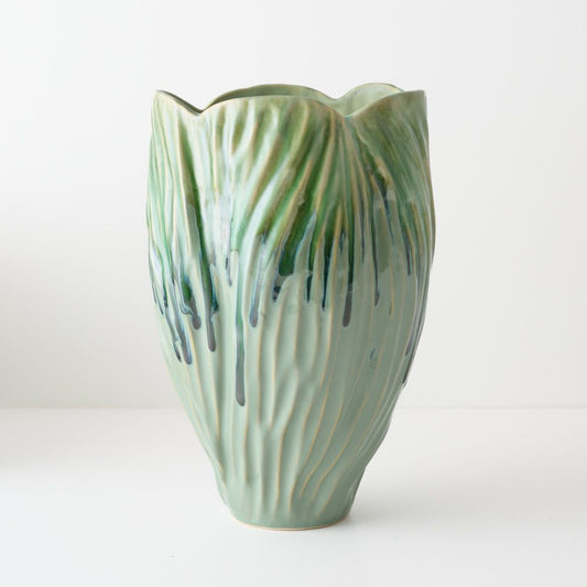Vale Vase Leaf