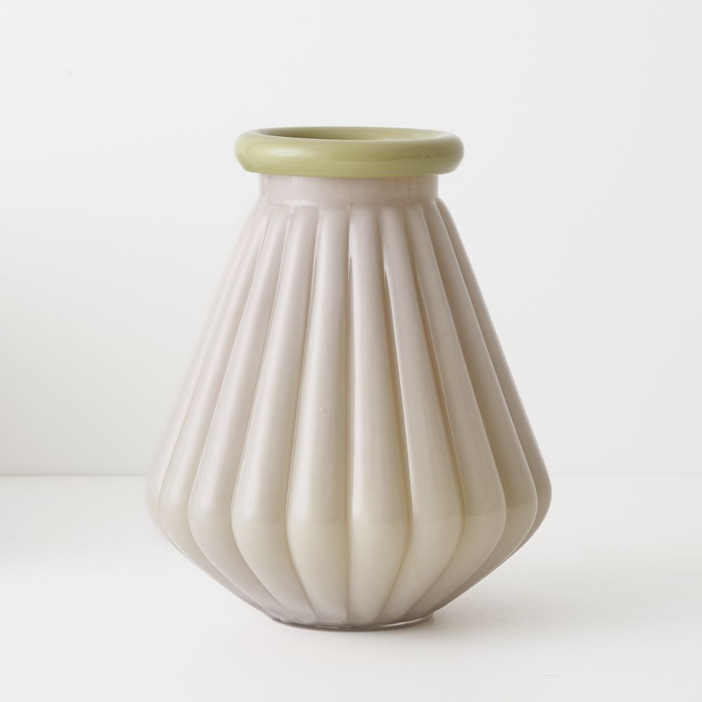 Belle Vase in grey glass