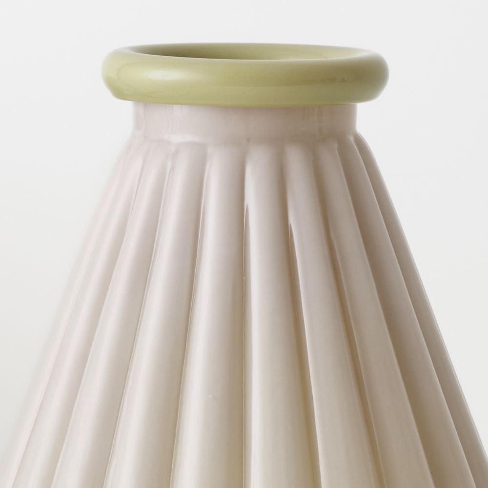 Belle Vase in grey glass