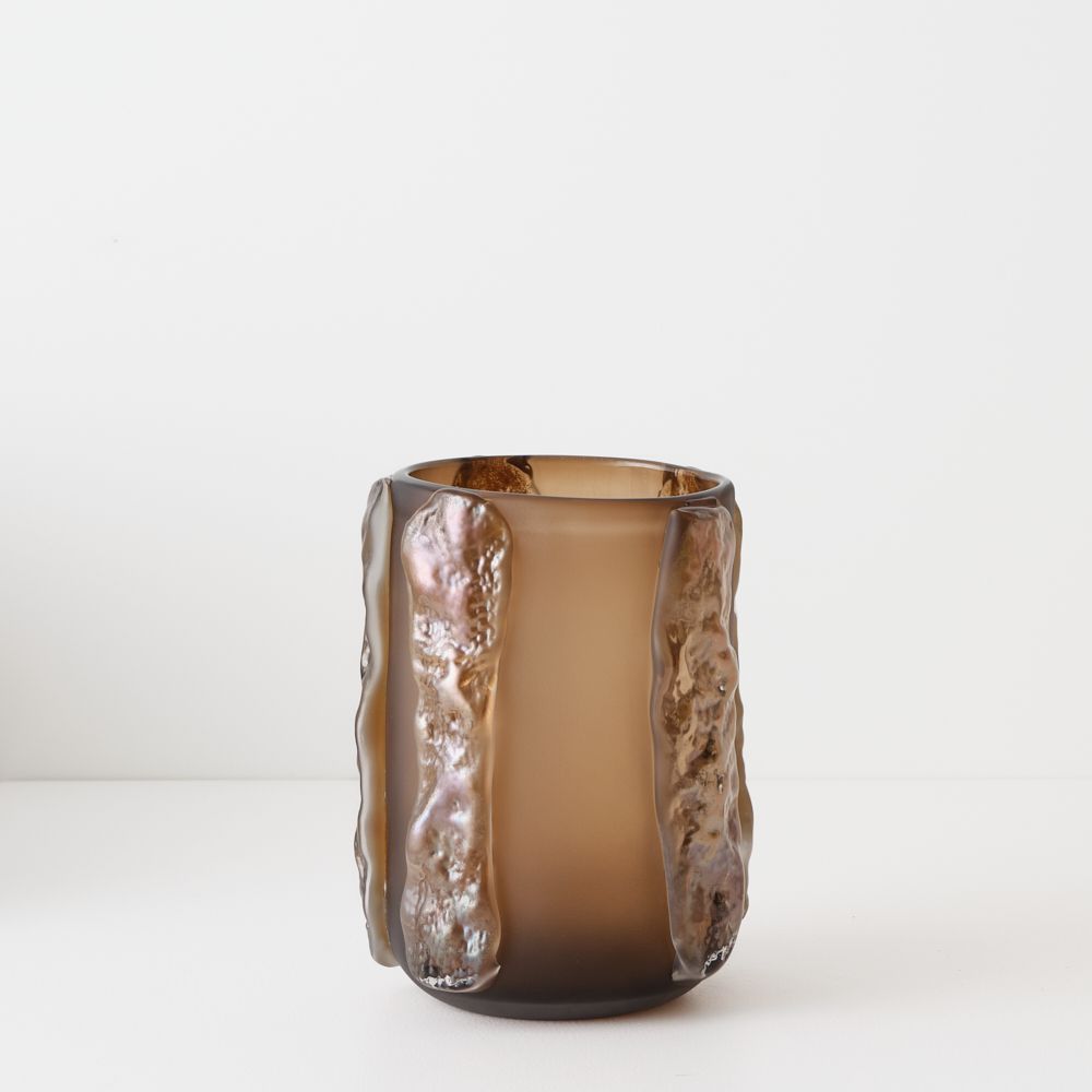 Reya Vase Brown