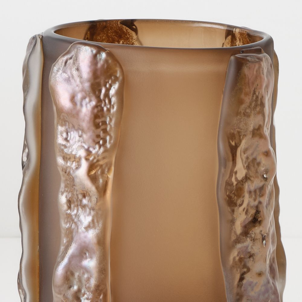 Reya Vase Brown