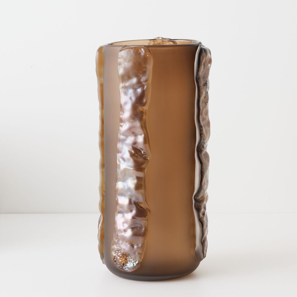 Reya Vase Brown