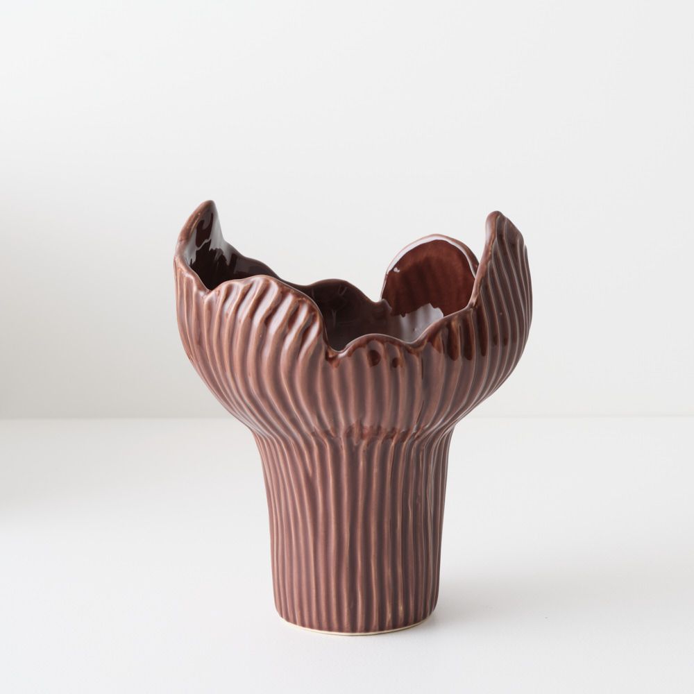 Fjord Vase Bordeaux