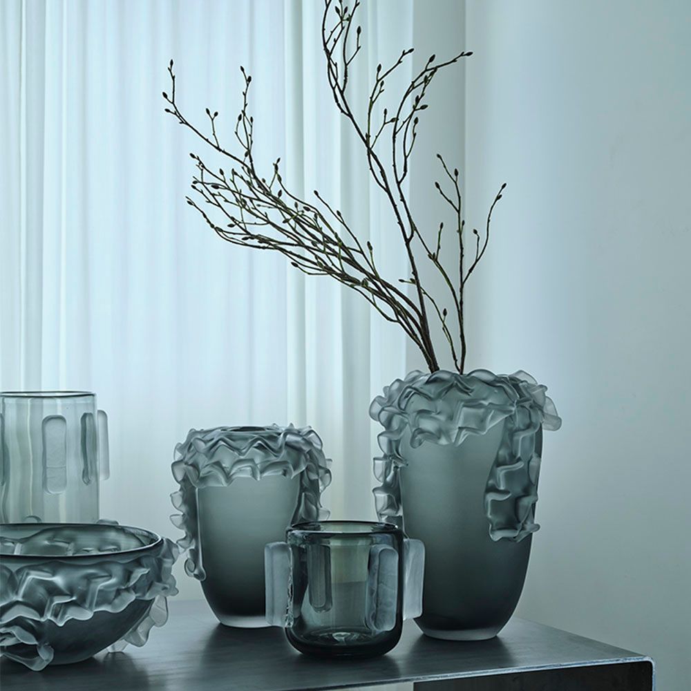 Rhea Vase Smoke