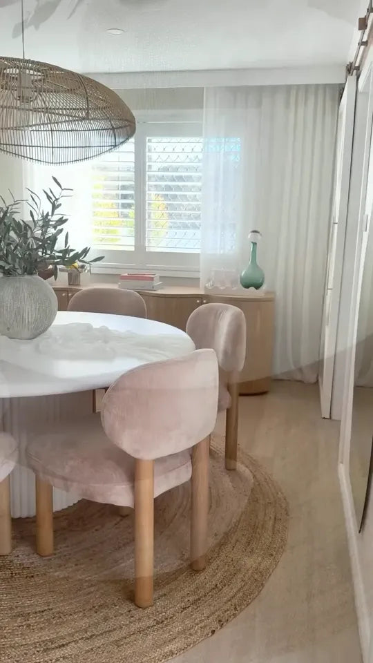 A dining room glow-up